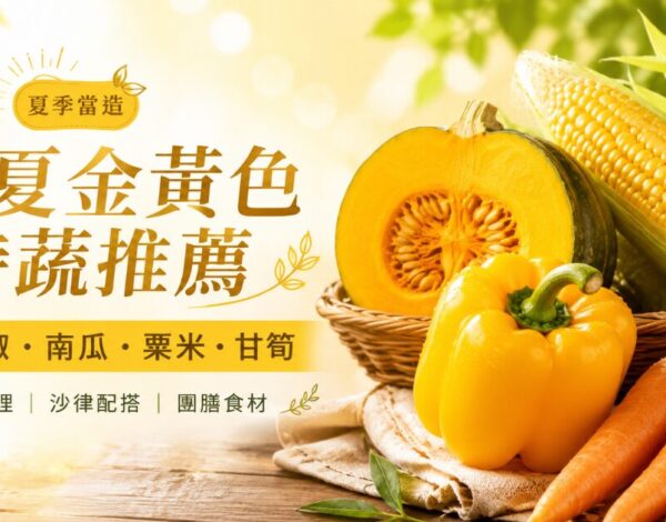 金黃色系當造蔬菜